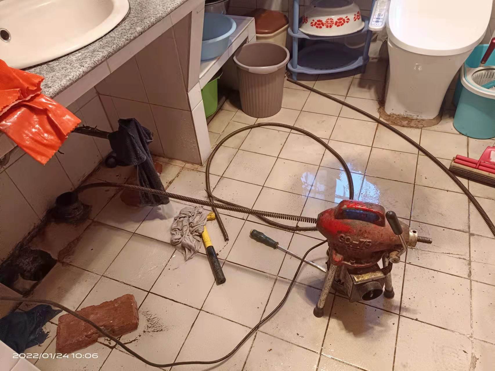 富川疏通厨房下水道，地漏疏通